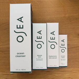 OSEA COLLECTION - Ocean Cleanser, Blemish Balm, Hyaluronic Sea Serum, Ocean Eyes